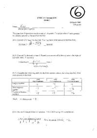 Exam 1 with Solution - Computer Organization | CMSC 311