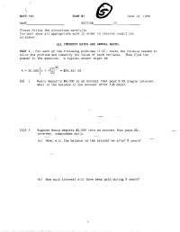 Exam 1 - Elemental Math Models | MATH 110 - Docsity