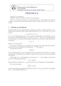 Cálculo de primitivas: métodos para obtener la antiderivada de una función - Prof. de las 