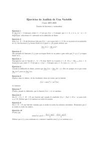 Ejercicios teoricos de limites y continuidad