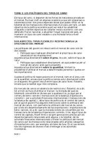 Políticas del Tipo de Cambio: Flotantes vs. Fijas - Prof. Clavera