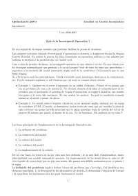 Introducción a la Investigación Operativa: Orígenes y Fases