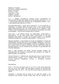 Epigrafía y Numismática (usa letra Perpetua)
