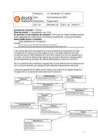 Estructura de datos en eventos electorales y gobiernos municipales