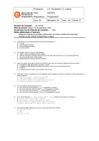 Apuntes de Programació (2n Semestre, 2a Versió) - Examen