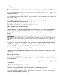 Derecho Constitucional: Normas Fundamentales del Estado