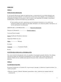 Derecho a la Información: Libertad de Expresión y Derecho a la Rectificación