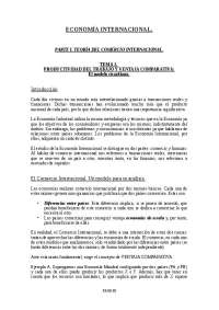 economía internacional