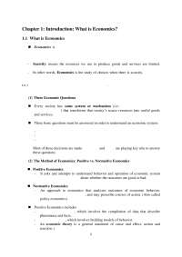 Class Notes for Principles of Economics | ECON 2006 - Docsity