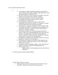 Exam 1 Review Questions with Answer - General Biology | BIOL 1005 - Docsity