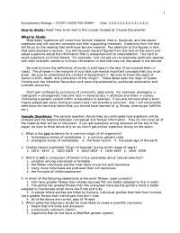 Study Guide for Exam 1 | Evolutionary Biology | BIOL 2704 - Docsity