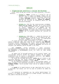 GRECIA Organización política y social de Micenas Nacimiento de la