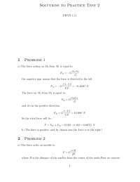 Solutions to Practice Test 2 - Introductory General Physics | PHYS 111N ...