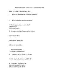 Exam Study Questions - Introduction to International Relations | POL S 203