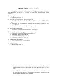 ciencias del mar acuicultura nutricion
