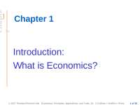 Slides for Principles of Economics | ECON 2006 - Docsity