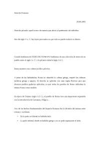 Esquema Dret Romá I