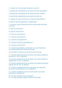 Examen Fisiología (parte 3 Fisiología musucular)