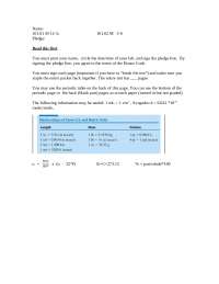 Practice Test | General Chemistry | CHEM 1035 - Docsity
