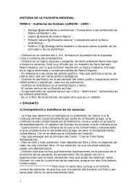 Guillermo de Ockham (1280-1349): la filosofía medieval