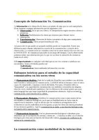 Apuntes de teoria de la comunicacion de primero