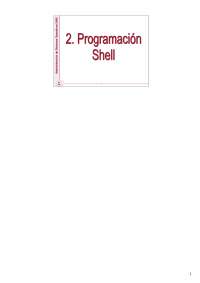 2. Programación Shell - Apuntes de Ingeniería Infórmatica - Docsity