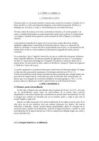LA ÉPICA GRIEGA