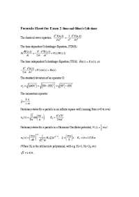 Exam 2 Review Sheet - Quantum Mechanics | PHYS 3220