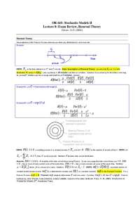 Exam Review on Renewal Theory - Stochastic Processes | OR 645