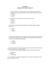 Assignment 4 - Introduction to Information Technology | IT 101 - Docsity
