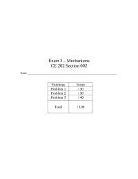 Exam 3 with Solutions | Mechanics of Materials | CVEN 305 - Docsity