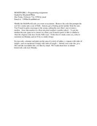 Programming Assignment 1 - Introduction to Computing | CSCI 1200 - Docsity