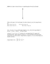 Questions with Answer Key for General Physics II | PHYS 2020 - Docsity