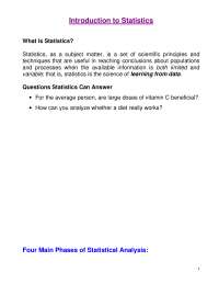 Introduction to Statistic - Statistical Methods | STAT 302 - Docsity