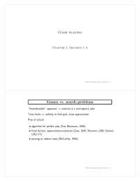 Game playing - Lecture Slides - Artificial Intelligence | CS 580 - Docsity