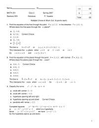 5 Solved Problems on Engineering Mathematics III - Quiz 2 | MATH 251 ...
