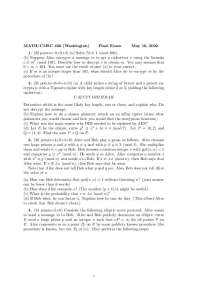 MATH/CMSC 456 Final Exam Solutions and Explanations