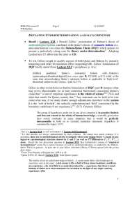 Laudan's Critique of Theory Under-Determination: A Response to Quine and Duhem - Prof. Wil
