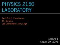 Introduction to Modern Physics - Slides | PHYS 2150