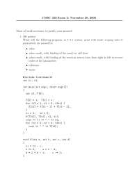 Midterm Exam 2 with Answers - Organization Programming Language | CMSC ...