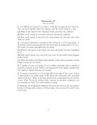 Homework 7 - Contemporary Physics – 2005 | PHYS 101 - Docsity