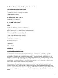 Comunicación Interna: Tipos, Herramientas y Funcionamiento - Prof. Martínez