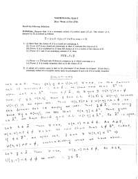 Solved Questions for Quiz 6 - Introduction to Classical Analysis | MATH ...