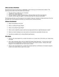 Quiz 4 Worksheet - Object Oriented Programming II | CMSC 132 - Docsity