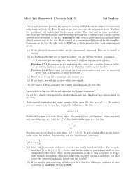 7 Problems on Discrete Mathematics - Homework 1 | MATH 245 - Docsity