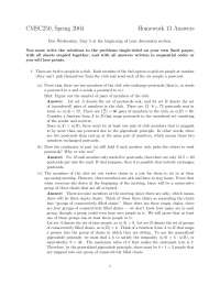 Homework 13 with Solutions for Discrete Structures - Spring 2004 | CMSC ...