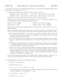 Homework 4 - Organization Program Language | CMSC 330 - Docsity