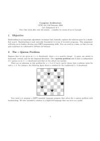 Lab Assignment 4 | Computer Architecture 2004 | CPSC 321 - Docsity