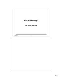 Virtual Memory I - Lecture Slides | CSCI 3753 - Docsity