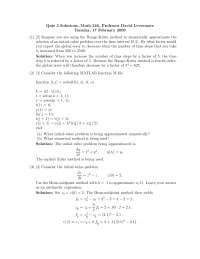 Differential Equations for Engineers and Scientists - Quiz 3 Solutions ...